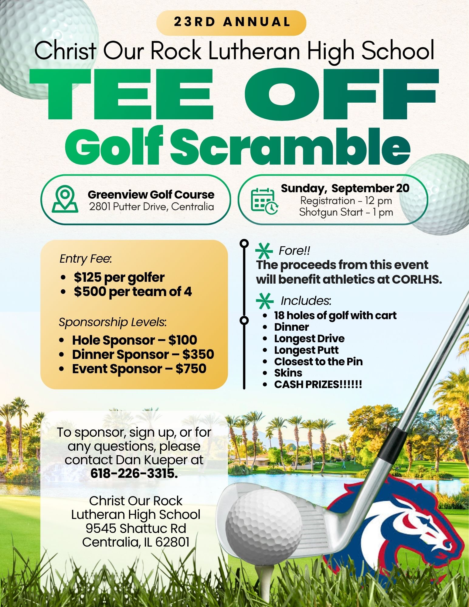 Tee Off Golf Scramble September 20 2026