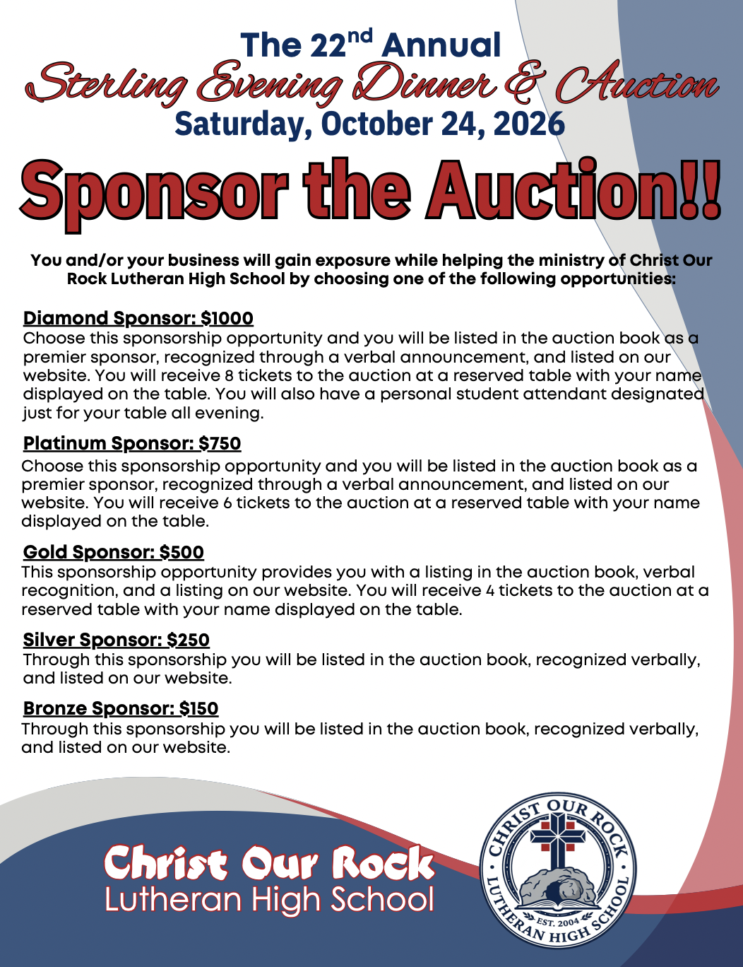 CORLHS Auction 2026 Invite